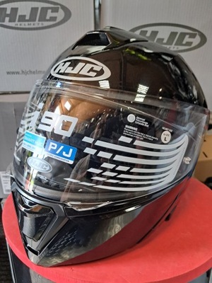 Kask szczękowy HJC i90 czarny połysk S