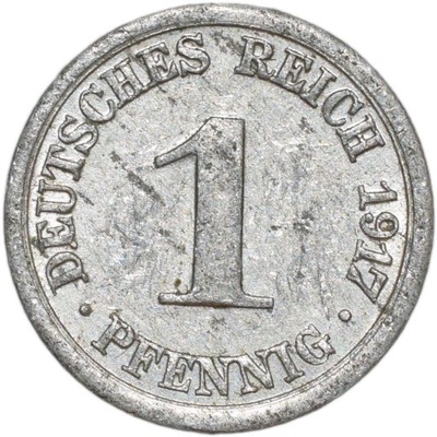 1 pfennig 1917 G
