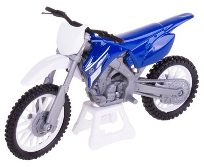 YAMAHA YZ 450F MODEL MOTOR CROSS 1:18 NIEBIESKI