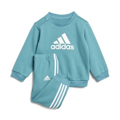 Adidas komplet niemowlęcy 2 szt. elementowy niebieski rozmiar 86