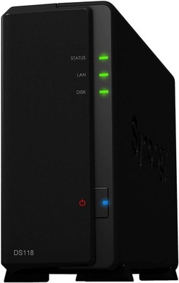 SERWER NAS SYNOLOGY DISKSTATION DS118 +12TB HDD