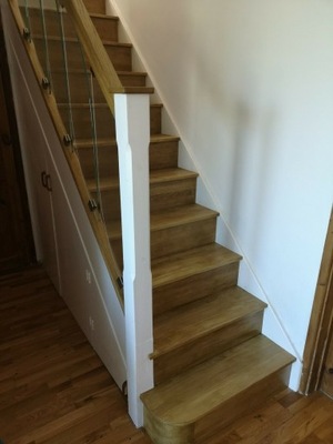 SCHODY- stopnie drewniane Nakładki na stere schody