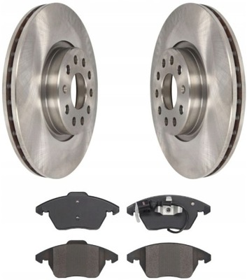 DISCS + PADS FRONT AUDI A1 A3 TT LEON OCTAVIA VW PASSAT B6 B7 312MM  