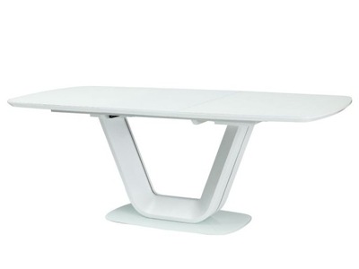 Stół ARMANI Signal Biały 90x160-220 cm w stylu Modern