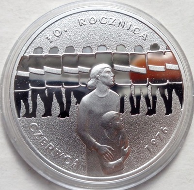 10 złotych - 30. rocznica Czerwca '76 - 2006