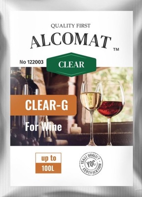 Środek klarujący do wina Alcomat Clear-G do 100L