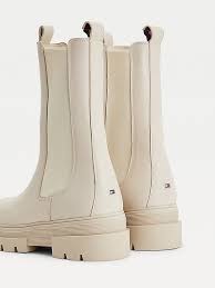 TOMMY HILFIGER BOTKI SZTYBLETY ABO TH LEATHER BOOT FW0FW06509 R 41