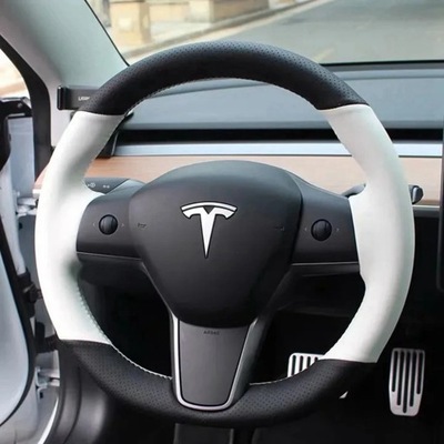 FORRO AL VOLANTE PARA COCHE TESLA-5893  