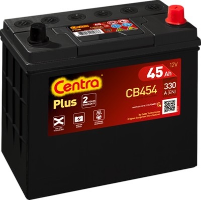 АКУМУЛЯТОР CENTRA PLUS 12V 45AH 330A CB454