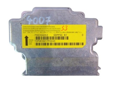 Датчик подушка безопасности p8635a053 peugeot 4007 оригинал фото №1