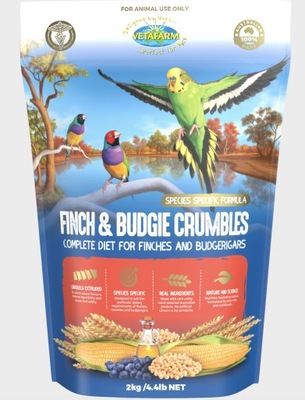 VETAFARM-Finch and Budgie Crumbles-granulat papugi