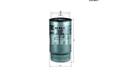 KNECHT ФІЛЬТР ПАЛИВА KNECHT WJI100000 WJN101762 L