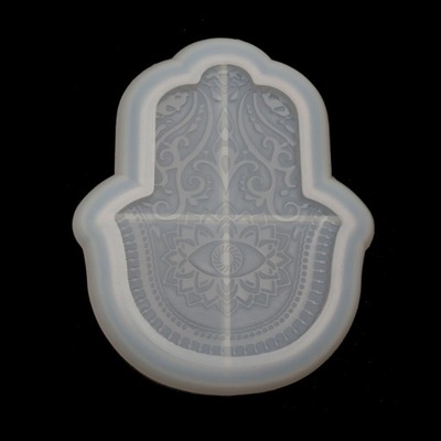 Hamsa Hand Tray żywica formy Palm Amulet żywica ep