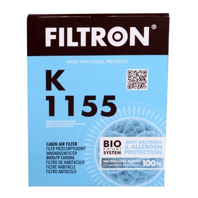 FIILTRON K1155 - ФІЛЬТР САЛОННИЙ фото