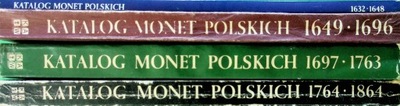 Katalog monet polskich Tom 1 do 4