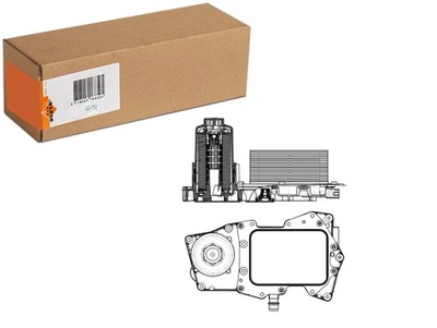 Радіатор оливи land rover range rover iii range rover iv range rover фото №1