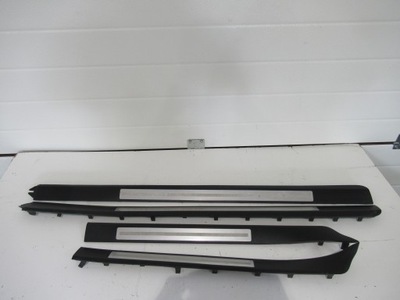 Audi a8 d3 накладки порогові комплект 4e0853985c фото №1