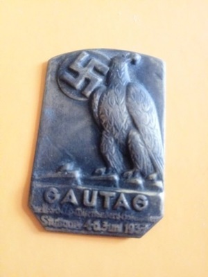 GAUTAG zjazdówka odznaka niemiecka