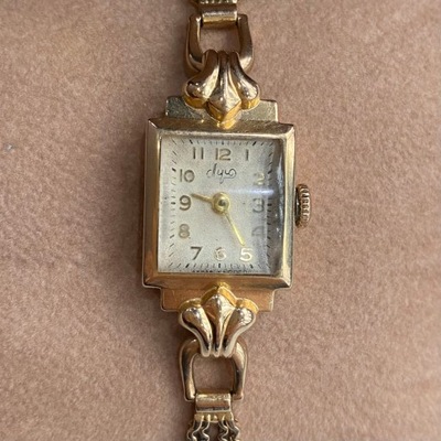Zegarek złoty damski Łucz