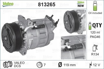 VALEO 813265 КОМПРЕСОР, КОНДИЦІОНЕР