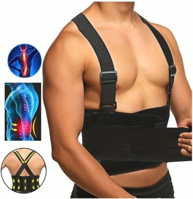 SUPER PAS na kręgosłup lędźwiowy na ból pleców orteza wzmacniajaca r: M