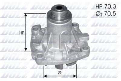 BOMBA DE AGUA FORD SCORPIO 2.5TD 93-96 /DOL A131ST  