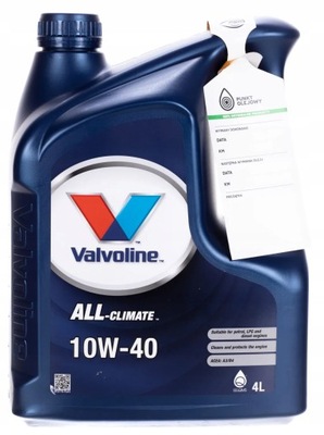 VALVOLINE ALL-CLIMATE EXTRA 10W40 - 4L