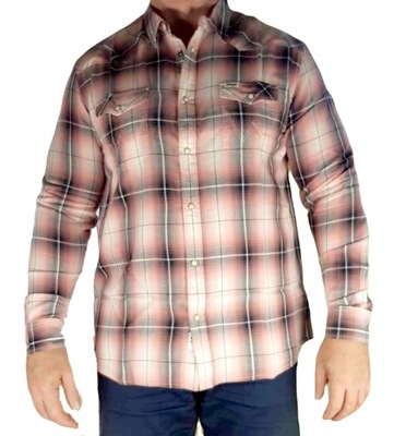 Koszula Wrangler -Western Shirt - W5A02LP42 kratka -1 gat. nie Seconds - XL