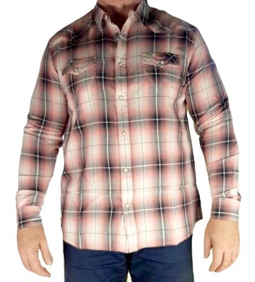 Koszula Wrangler -Western Shirt - W5A02LP42 kratka -1 gat. nie Seconds -XXL