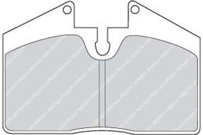 FERODO ZAPATAS DE FRENADO FERRARI 348 SPIDER 348 TB/  