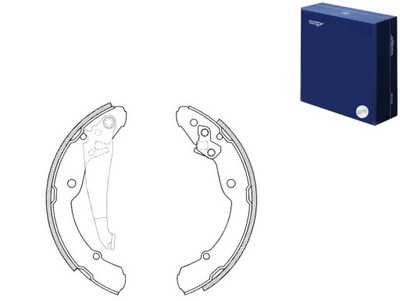 ZAPATAS DE TAMBOR DE FRENADO JUEGO SKODA OCTAVIA 96-10 TOMEX BRAKES  