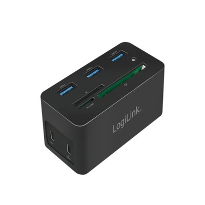 LogiLink UA0370 stacja dokująca Przewodowa USB 3.2 Gen 1 (3.1 Gen 1) Type-C