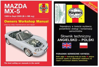 Mazda MX-5 (1989-2005) instrukcja napraw Haynes +GRATIS 24h