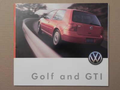 Prospekt - VOLKSWAGEN VW - GOLF IV / GOLF IV GTI - KANADA - 1999 r