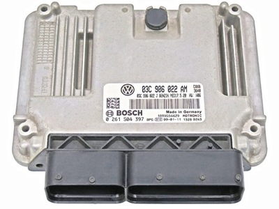 Бортовой компьютер ecu vw eos 1.4tsi 03c906022am 0261s04397 фото №1