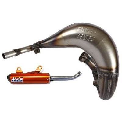 BUD HGS ВЫХЛОПНАЯ ДИФФУЗОР ГЛУШИТЕЛЬ KTM SX 65 TC 2024 SX65 24 ORANGE SILENCER