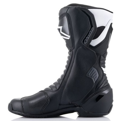 МОТОБОТЫ ALPINESTARS SMX-6 V2 BLACK/WHITE/GREY 42