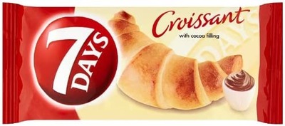 Croissant 7 Days z nadzieniem kakaowym 60 g