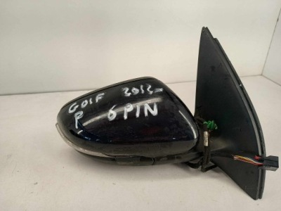 Зеркало правое дверь перед vw golf 6 vi 8-12 8 pin фото №1