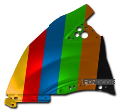 Крыло левый ford transit tourneo 14-19 w kolorze фото №1