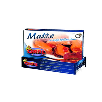 Małże w sosie królewskim 120ml Orbe