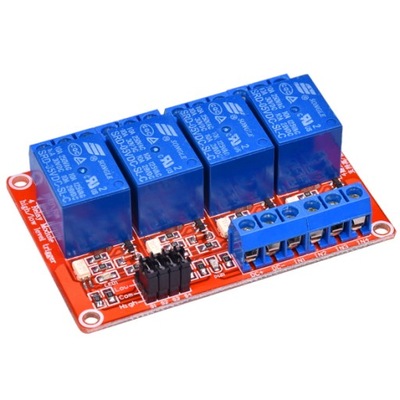 Przekaźnik High Low Trigger 4-kanały 5V Arduino