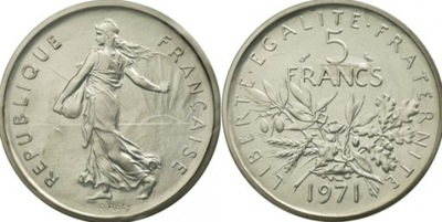 5 franków (1971) Francja