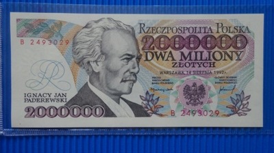 2000000 zł 1992, B 2493029,stan UNC