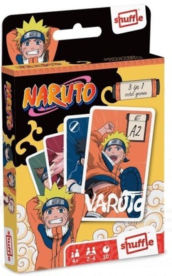 SHUFFLE FUN - NARUTO 3W1 CARTAMUNDI, CARTAMUNDI