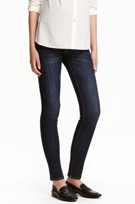 H&M MAMA Skinny Jeans Jeansy ciążowe Spodnie 36 S