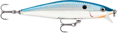 RAPALA WOBLER FLAT RAP 8CM SB-SILVER BLUE