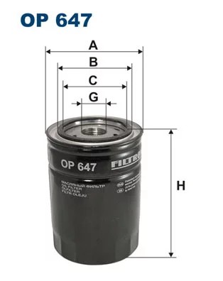 FILTRAS ALYVOS FILTRON OP 647 