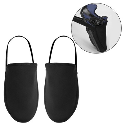 Ochraniacze na palce butów rowerowych dla mężczyzn, kobiet, wodoodporne kalosze rowerowe Cold S, czarne