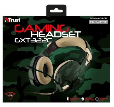 Słuchawki nauszne Trust GXT 322C Gaming Headset